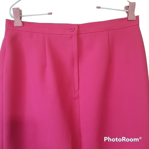 Vintage D'Allaird's Pleated Pink Midi Skirt - Picture 6 of 9